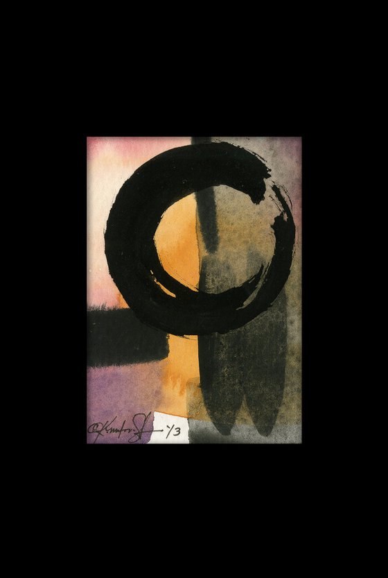 Enso Art 2 - Collection of 6 Matted Paintings by Kathy Morton Stanion
