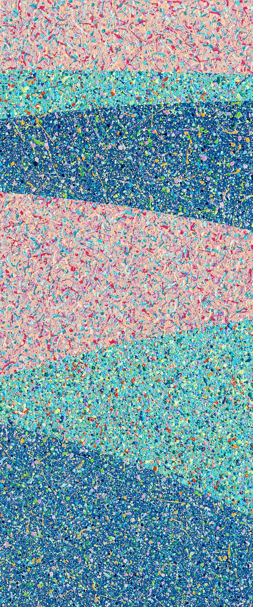 Hills are blooming by Lidiya Dmitrieva