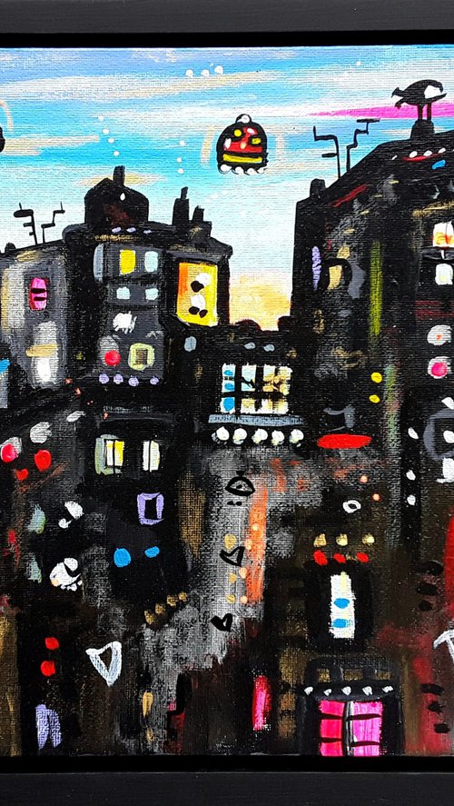 Futuristic Forest Hill Rooftops, London by Maria Luisa  Azzini