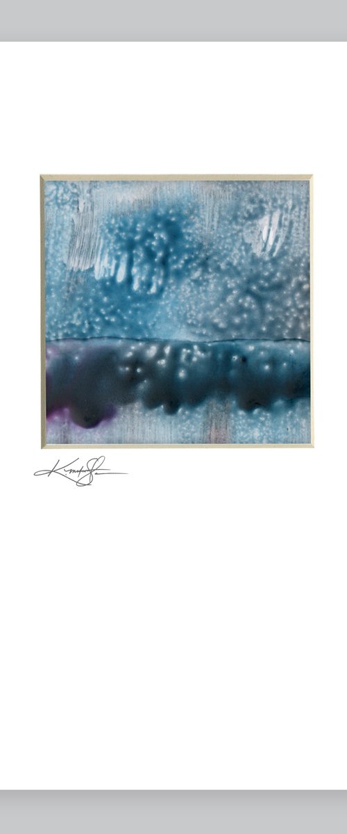 Mini Encaustic Abstract 12 by Kathy Morton Stanion