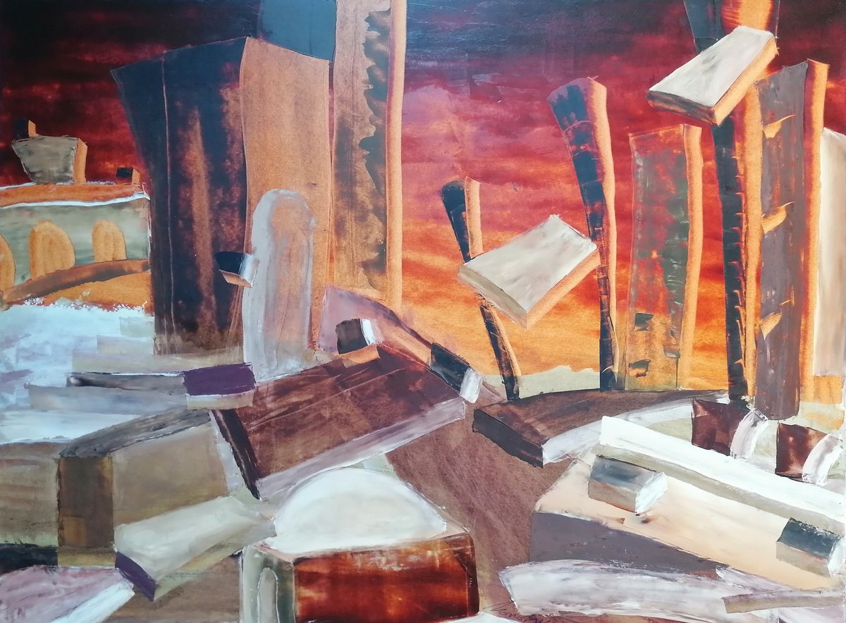 Surrealistic Acrylic Painting , Soleggiata By Stefano Mazzolini, 31 X 24, Artwork For Sale On Artfinder