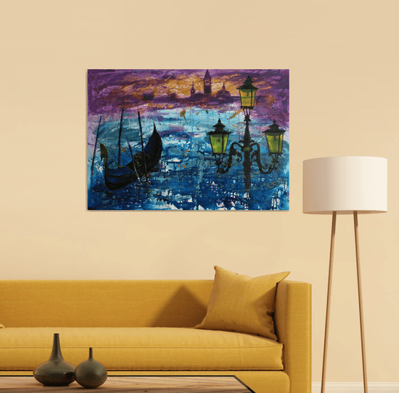 In a dream and in reality... Venice I /  ORIGINAL PAINTING