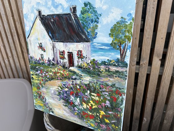 Cute house on the coast