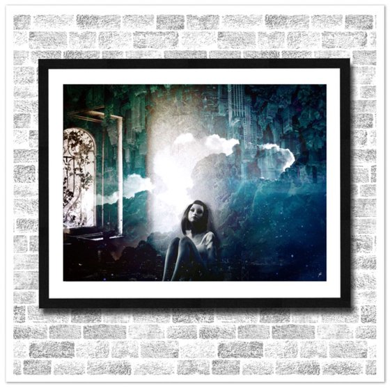 STRANGER IN THIS WORLD | 2018 | DIGITAL ARTWORK PRINTED ON PHOTOGRAPHIC PAPER | HIGH QUALITY | UNIQUE EDITION | SIMONE MORANA CYLA | 60 X 45 CM |