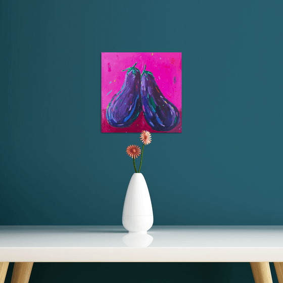 Two Aubergines