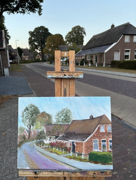 Street in Dalen, Dutch village