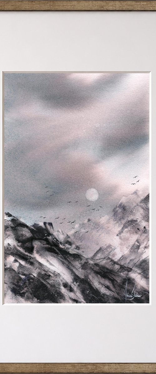 Mountains VI by ieva Janu