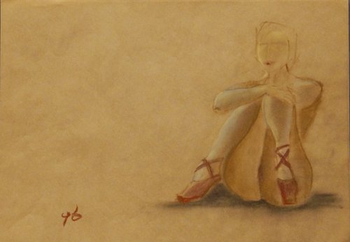 Seating ballerina by Gennadi Belousov
