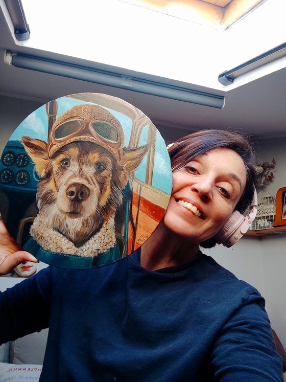 My little friend in flight