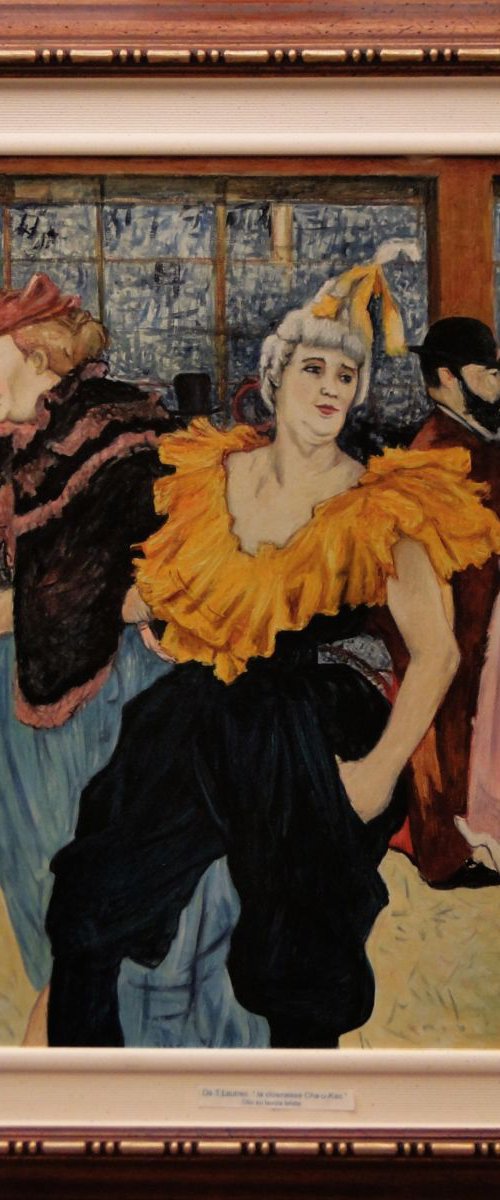 - Copy from Toulouse Lautrec - LA CLOWNESSE CHA-U-KAO. by Carlo Salomoni