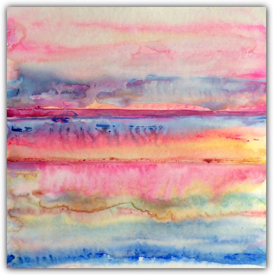 Ahrenshoop Dreaming - Landscape Seascape Watercolor