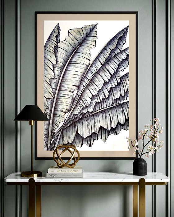 BANANA LEAVES DRAWING