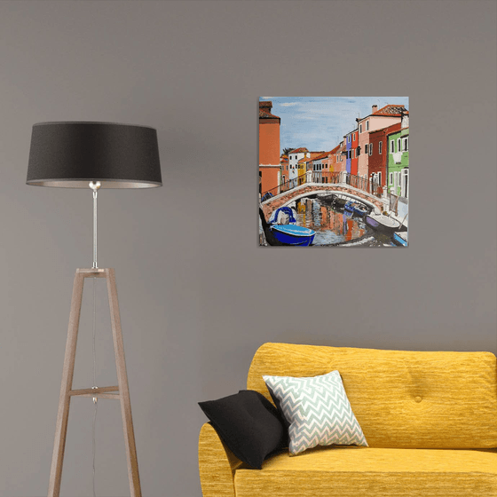 Bridge in Burano, Venice