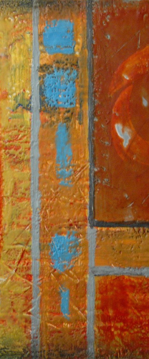 "Arrangement Of Probabilities". Encaustic. by Rumen Spasov