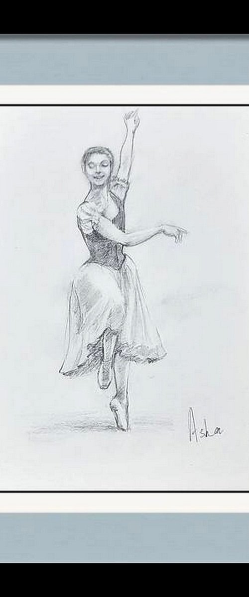 Ballerina on stage 18 by Asha Shenoy