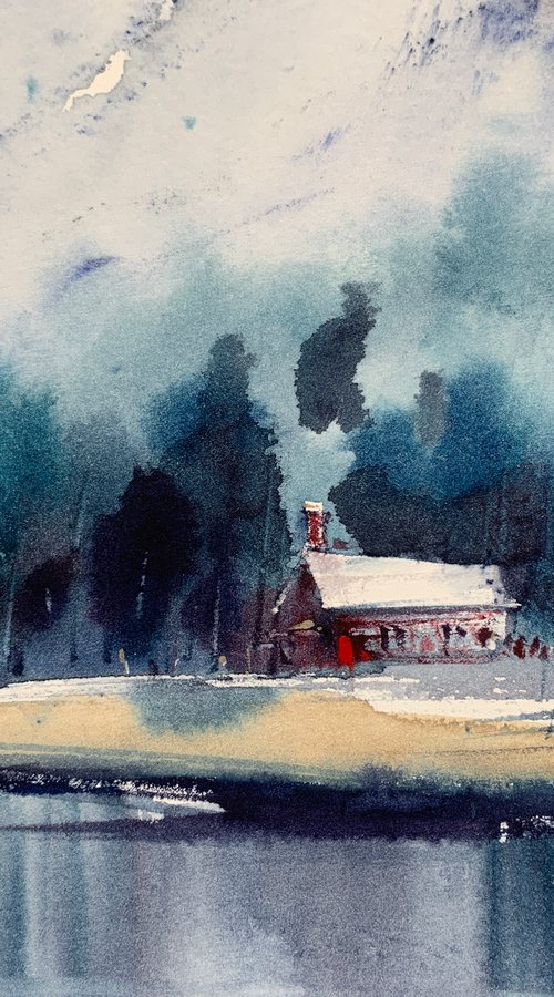 Lake house #2 by Eugenia Gorbacheva