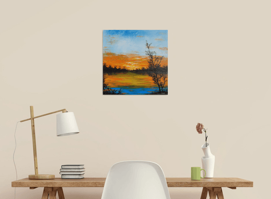 Sunset in the country