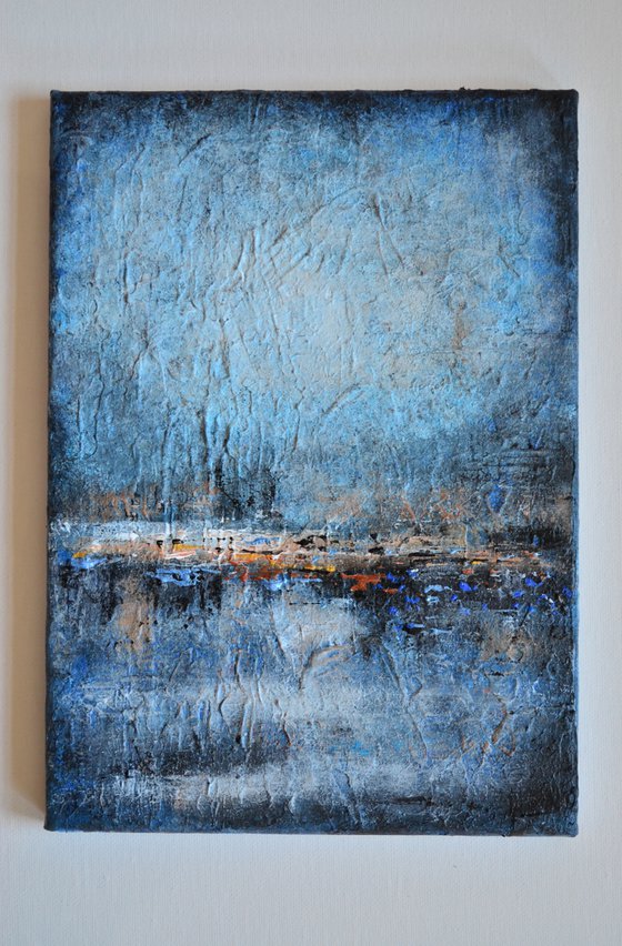 Blue Sky -  Modern abstract  Gift idea