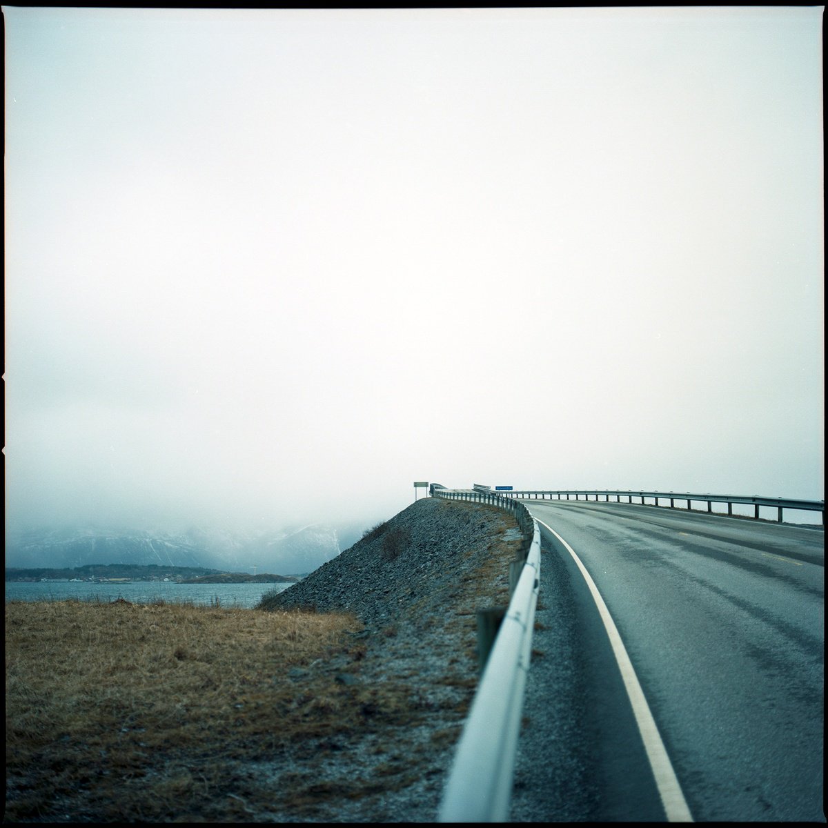 Landscape Photograph By Jack Gasiorowski, 20 X 20, Atlantic Road Part 2, Original Artwork
