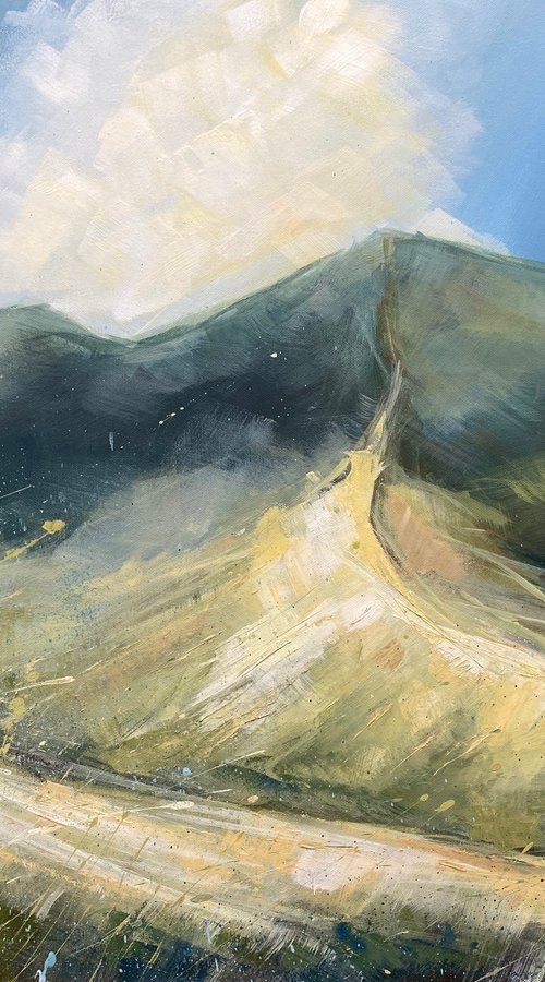 Sunlit Slope by Helen Mount