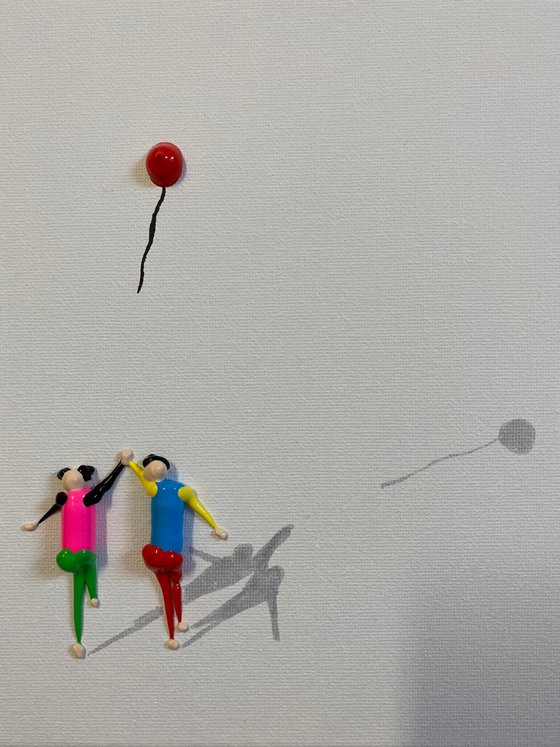 Action.3D Freedom People Family . Eka Peradze Art.