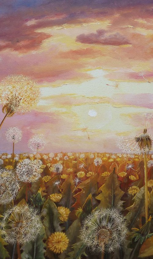 Dandelions in the Sun 3 by Oleg Riabchuk
