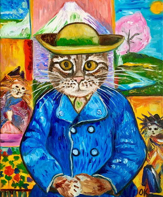 Troy The Cat Daddy Tangi Inspired by Vincent Van Gogh