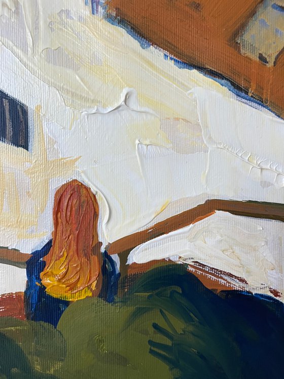 Houses Bathed in Light