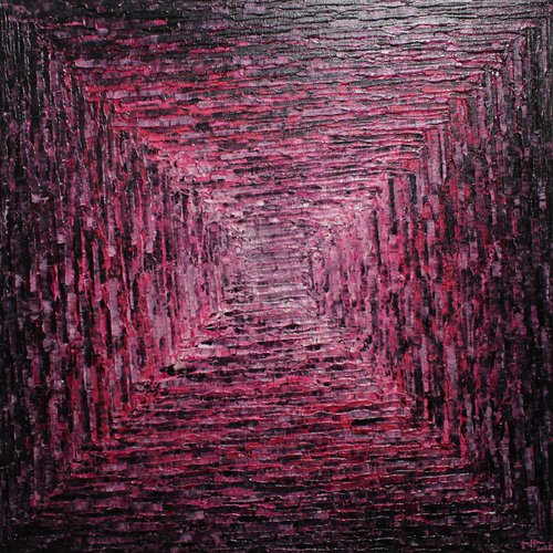 Pink square gradient by Jonathan Pradillon
