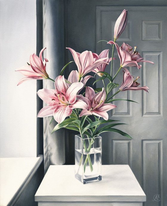 Pink Lilies