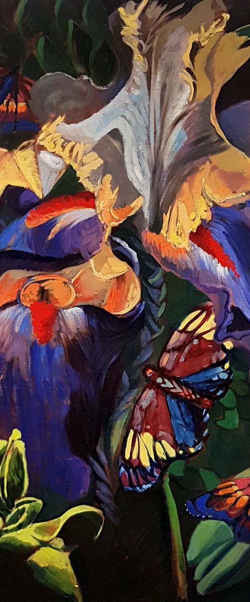 Purple Lily by Karolina Franceschini