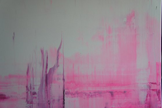 She Likes To Dream In Pink III - 100 x 100 cm - XXL (40 x 40 inches)