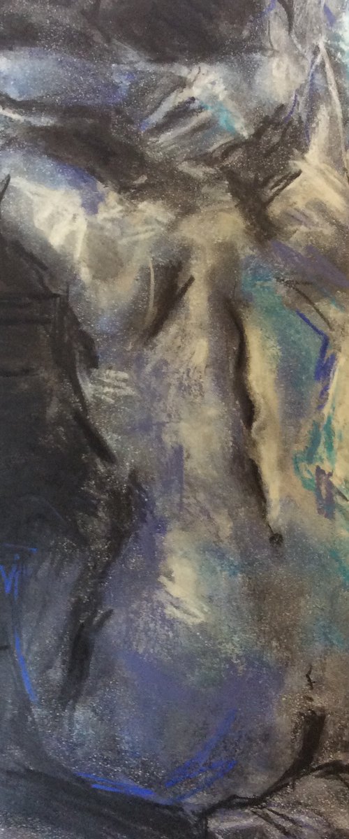 Blue Nude no.8 by Sheila Volpe