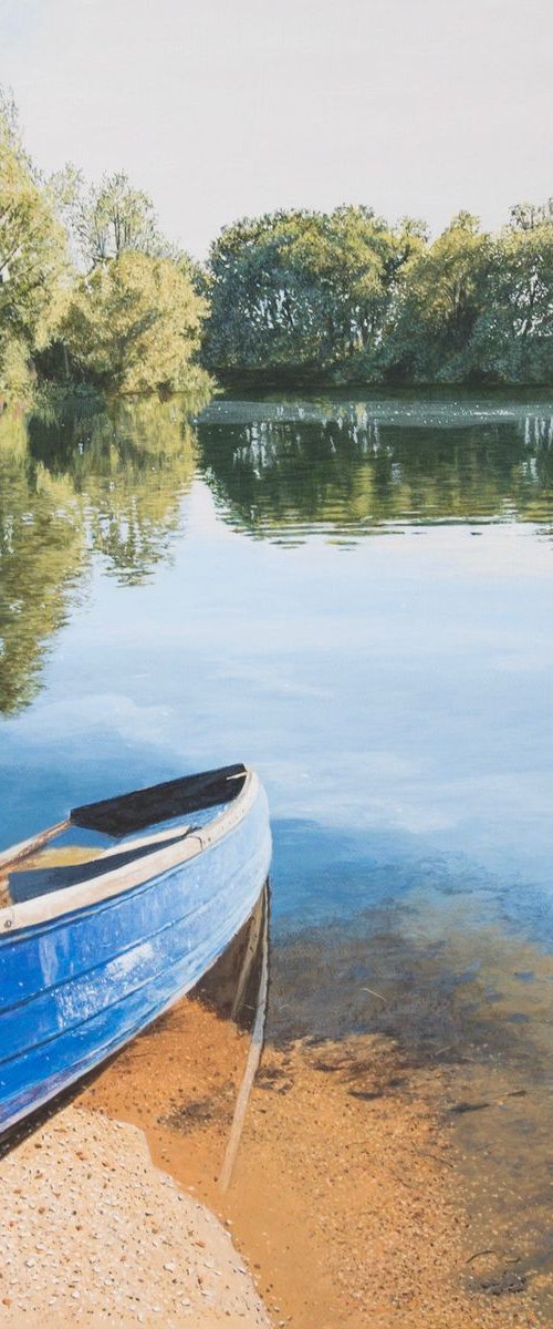 Boat At the Lake by Christopher Witchall