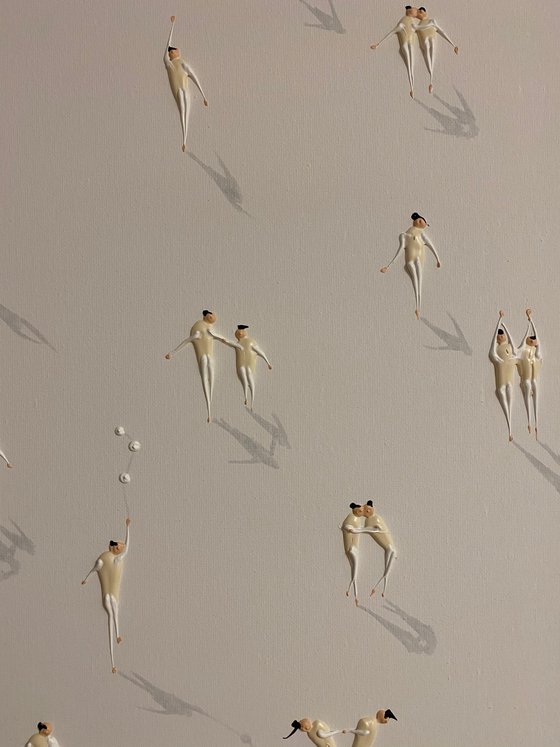Action.3D Freedom People . Eka Peradze Art.