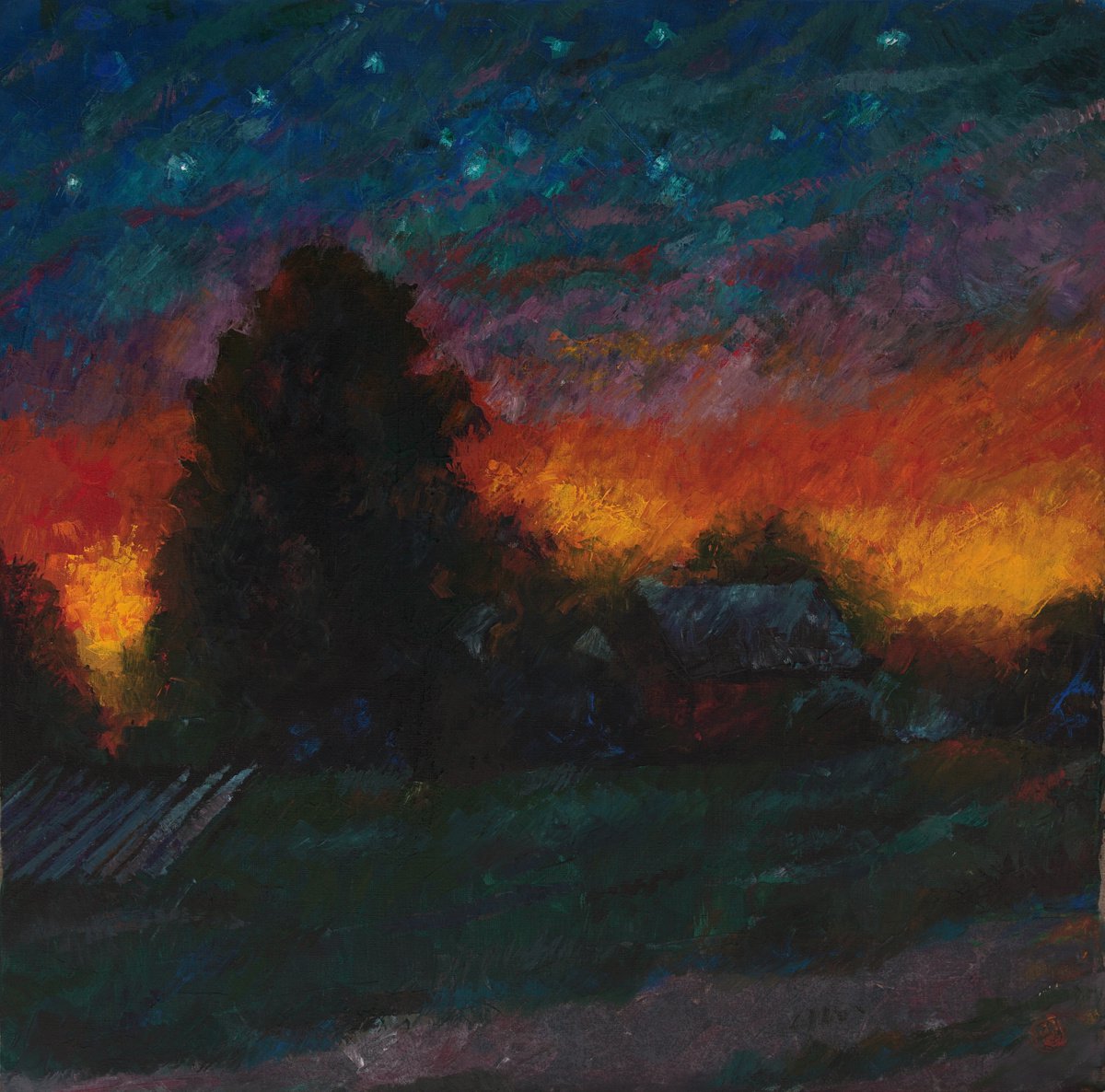 Molten Sunset by Sergey Lesnikov