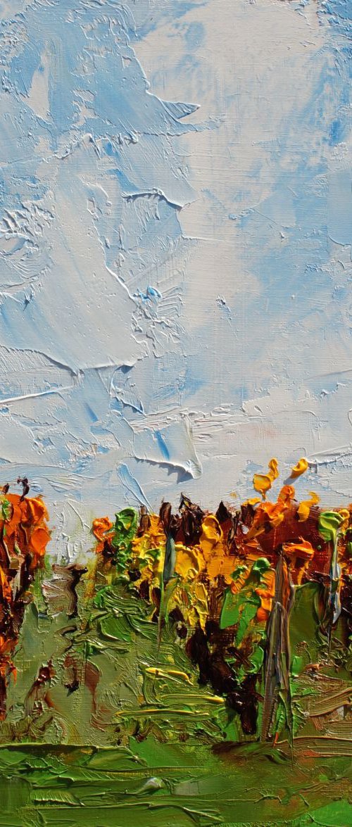 Vines in Autumn Colours by Ann Palmer