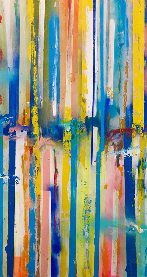 Articulated View III - large acrylic painting by Adam Collier Noel by Adam Collier Noel