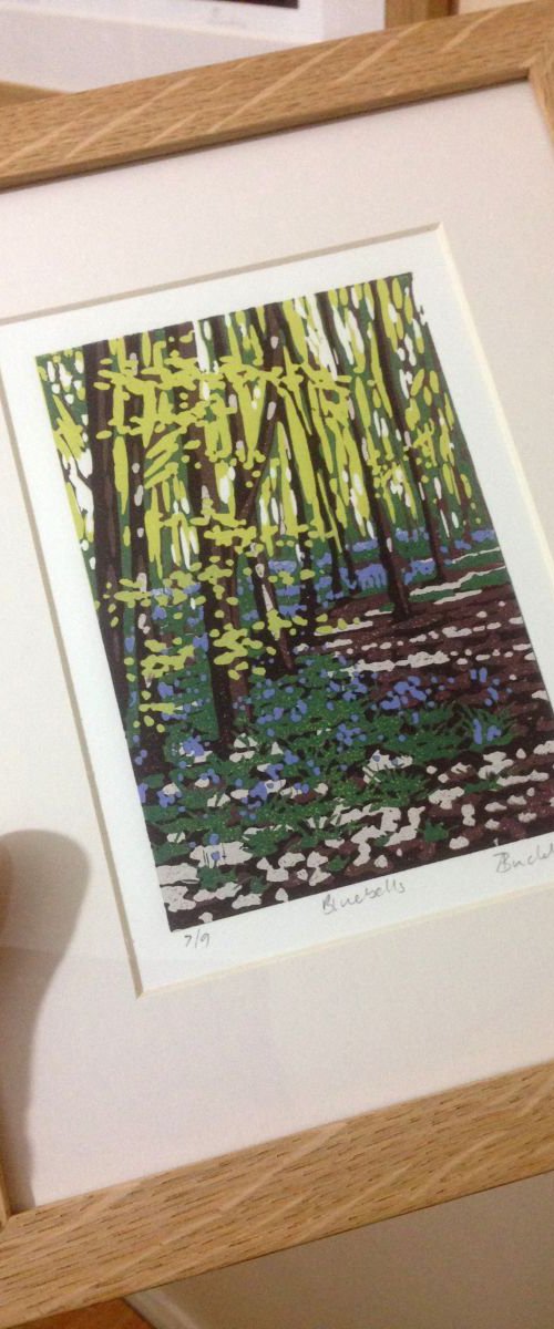 Bluebells, framed by Alexandra Buckle