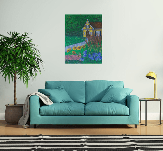 Yellow Cottage Garden