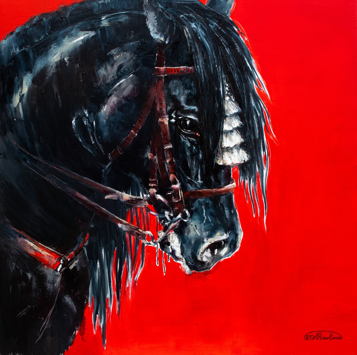 Horse Series. Flamenco Horse. by Anna Ravliuc
