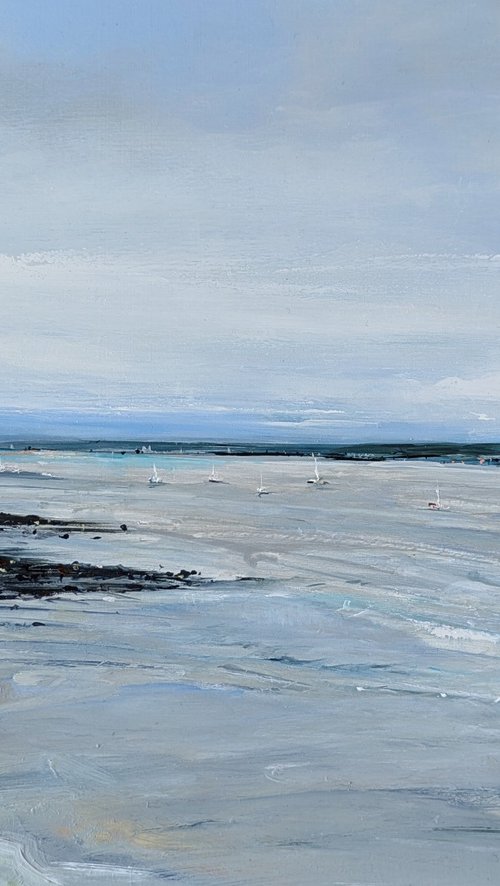 Caldy Beach, Wirral Seascape by Jo Earl