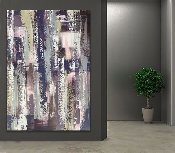 Burgundy Dark Blue Art