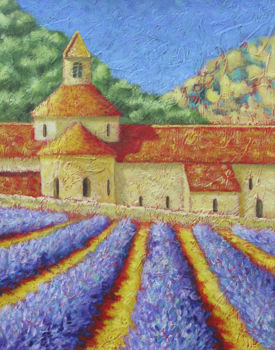 Senanque Abbey, Provence by Loz Baylis