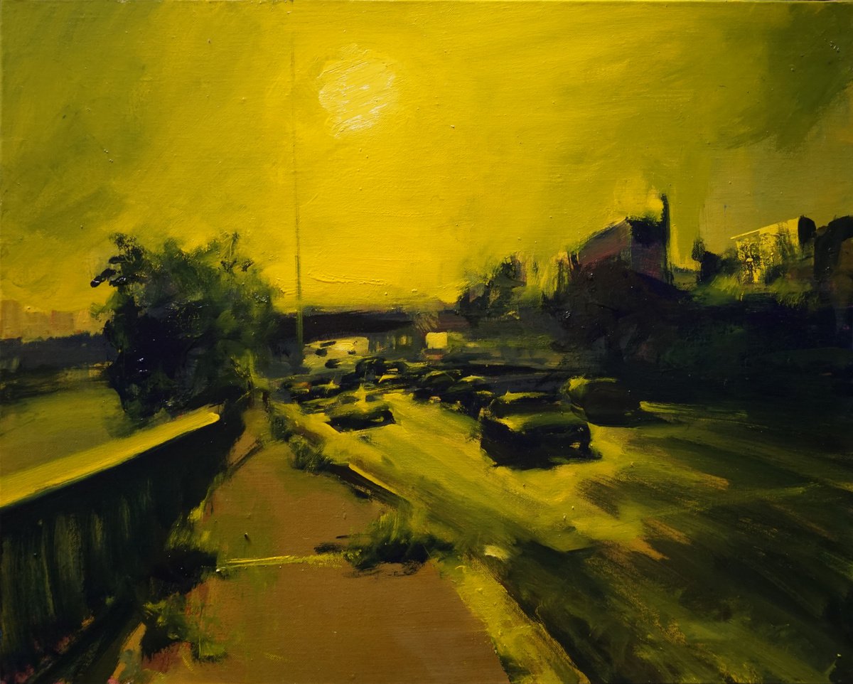 Highway exit by Manuel Leonardi