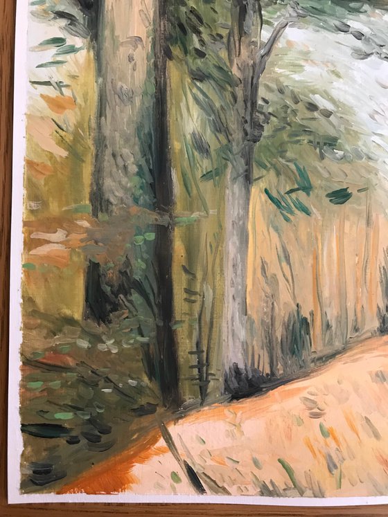 New Forest Trees -11.6x16.5 in