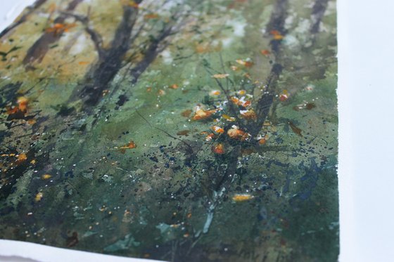 Captured Breath of Autumn Evening