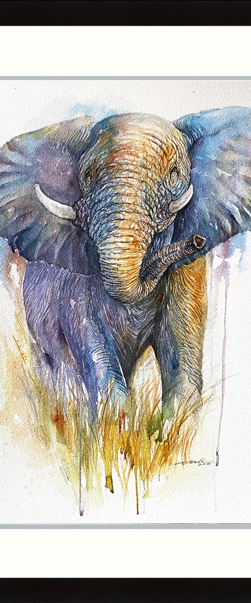 King of Earth-Elephant by Arti Chauhan