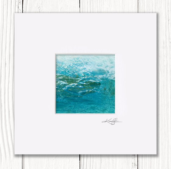 Nature's Music 79 - Textural Ocean Painting by Kathy Morton Stanion