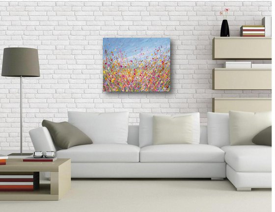 Color Bloom - Original Floral Painting
